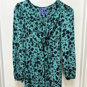 Teal Seraphine Maternity Dress sz 2